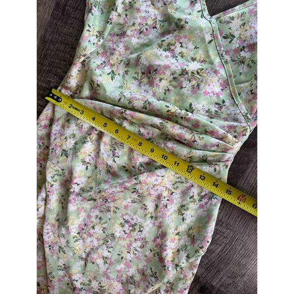 BCBGeneration Women's Strappy Y2K Midi Wrap Dress Whimsical Fairy Feminine Small - Picture 5 of 13